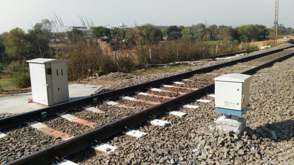 Railway Boxes near tracks