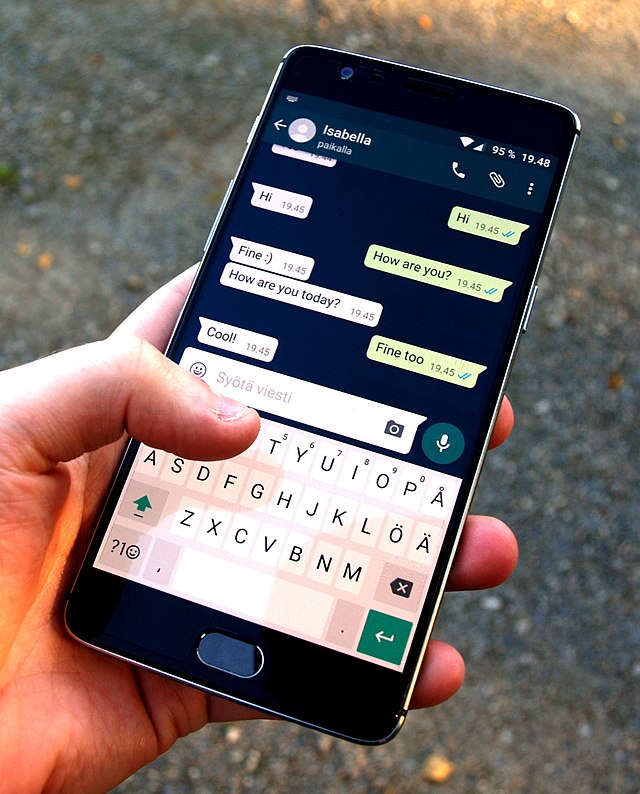 WhatsApp chatting