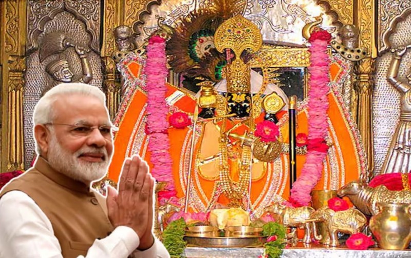 प्रधानमंत्री मोदी ने सांवलिया सेठ मंदिर में पूजा अर्चना की