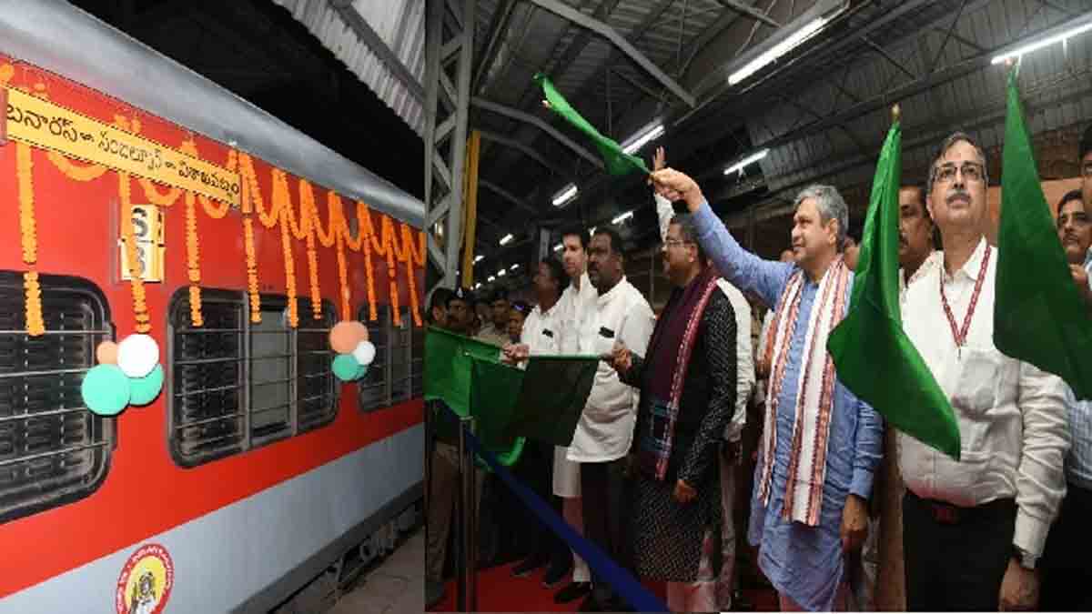 केंद्रीय मंत्रियों ने बनारस-संबलपुर ट्रेन के विशाखापत्तनम तक विस्तार को हरी झंडी दिखाई