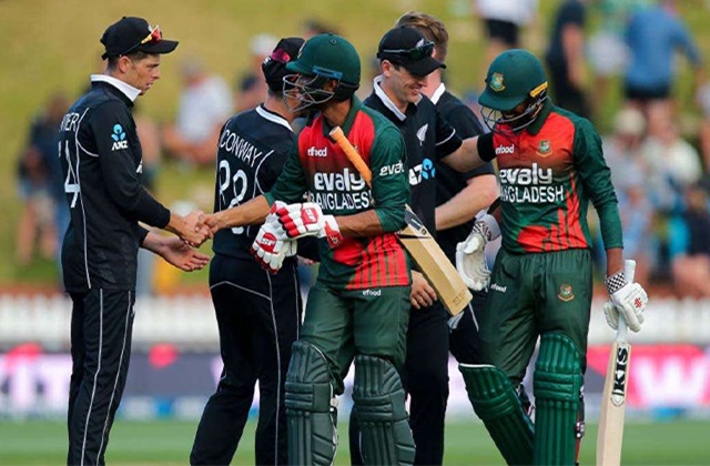 बांग्लादेश तीसरे वनडे में नौ विकेट से जीता, न्यूजीलैंड ने 2-1 से श्रृंखला जीती