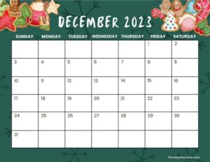 December-2023-Calendar-Printable-Cookies-Landscape-1024x791