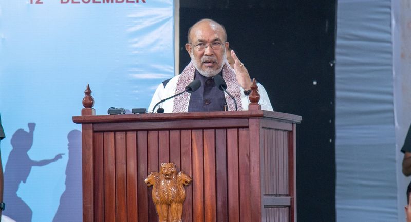 मणिपुर के आंतरिक मामलों में हस्तक्षेप न करें मिजोरम के मुख्यमंत्री: बीरेन सिंह