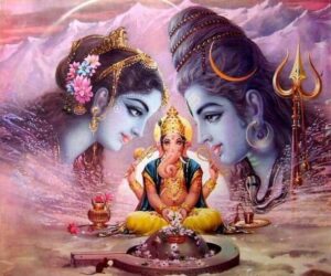 Shiva-Parvati-Ganesha