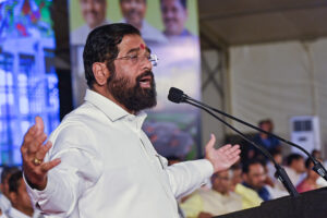 Eknath Shinde in Chandrapur