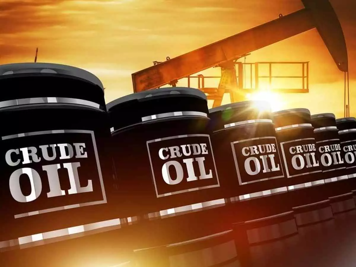कमजोर हाजिर मांग से कच्चे तेल का वायदा भाव में गिरावट
