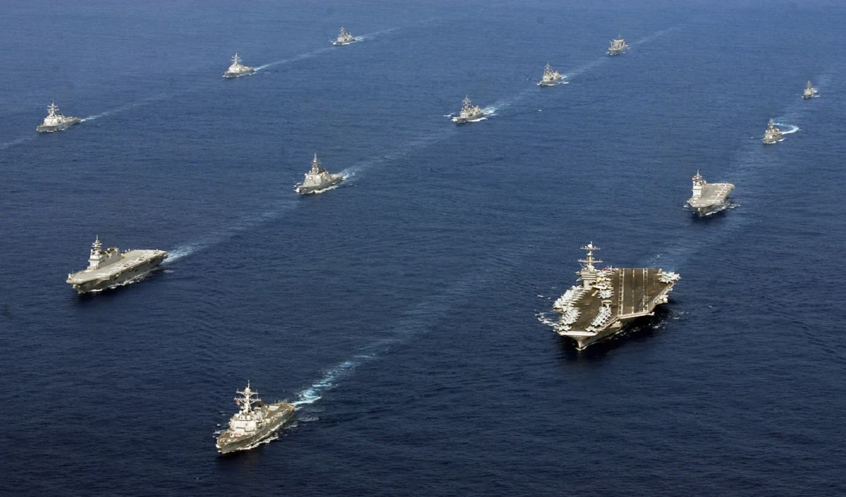 अमेरिका, जापान, दक्षिण कोरिया ने विवादित पूर्वी चीन सागर में सैन्य अभ्यास किया