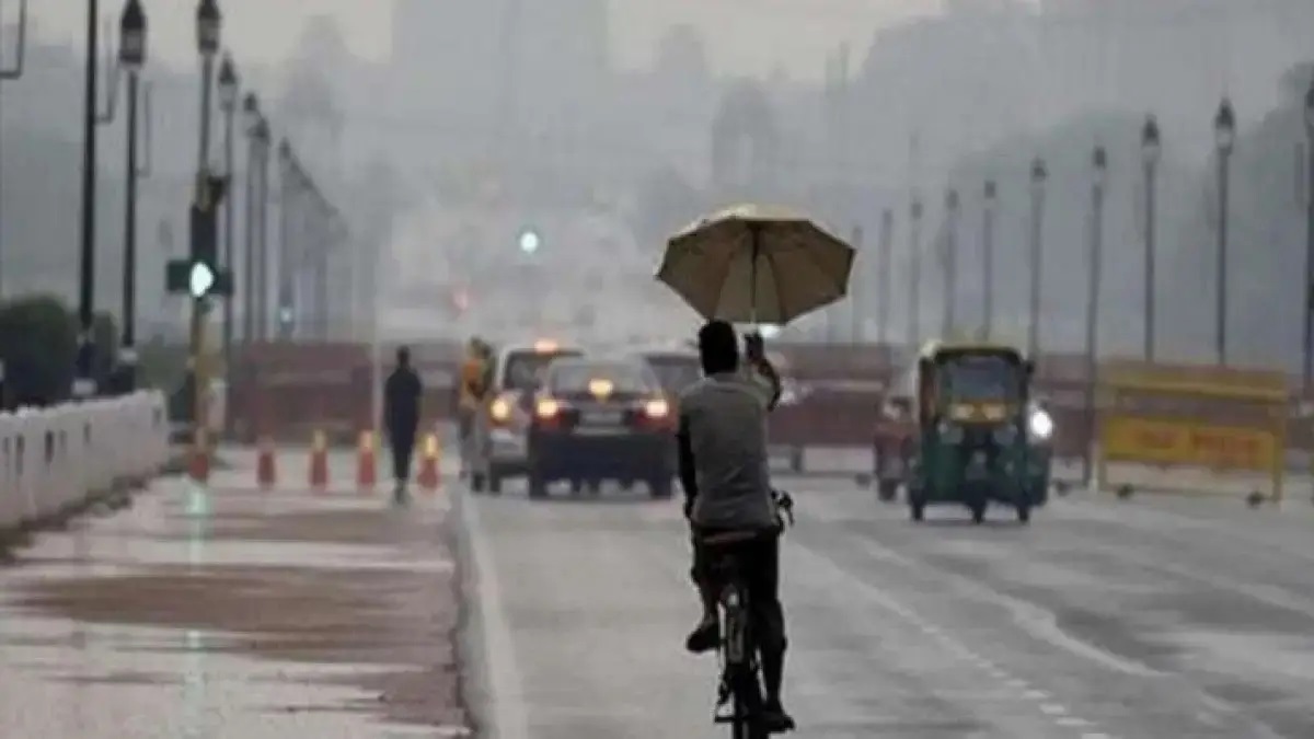 दिल्ली के हिस्सों में बारिश की संभावना