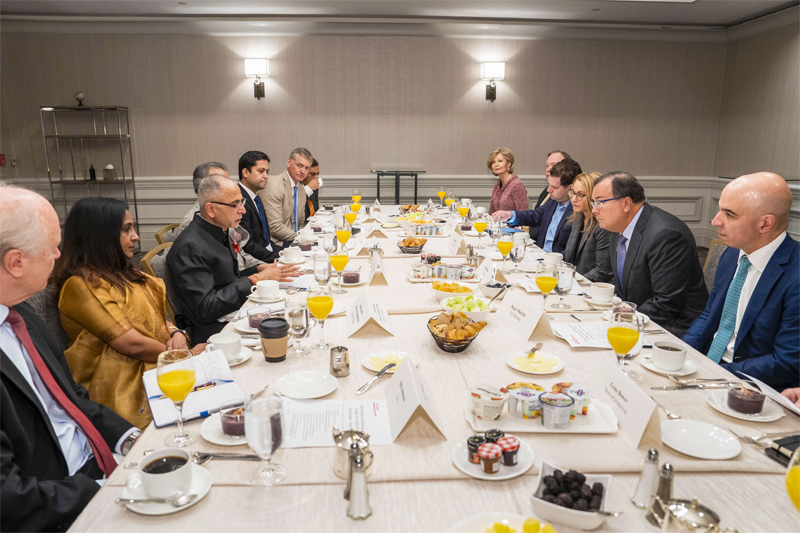 विदेश सचिव क्वात्रा ने अमेरिकी अधिकारियों, उद्योगपतियों के साथ बैठकें की