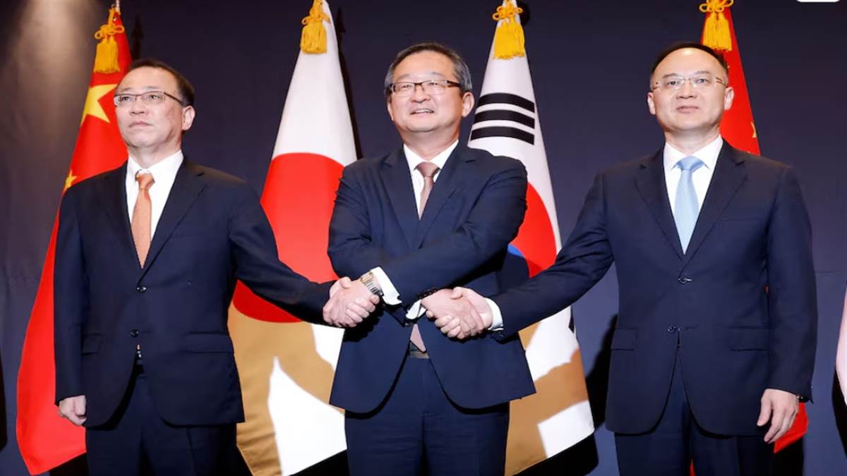 दक्षिण कोरिया, चीन और जापान के नेता 2019 के बाद पहली बार त्रिपक्षीय बैठक में शामिल होंगे