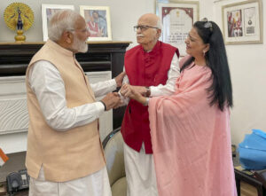 Modi met LK Advani