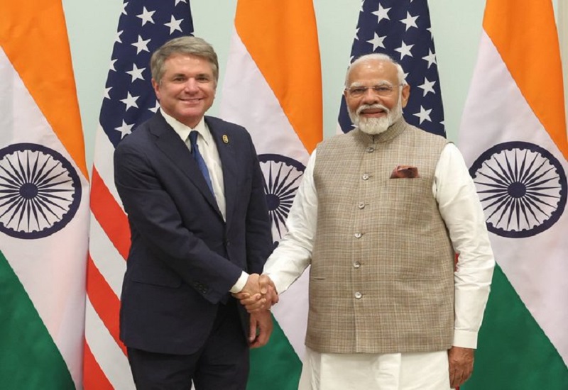 भारत और अमेरिका का साथ मिलकर काम करना रणनीतिक हित में है : अमेरिकी सांसद मैककॉल