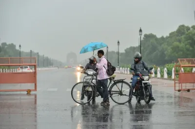 दिल्ली में हल्की बारिश और आंधी आने की संभावना