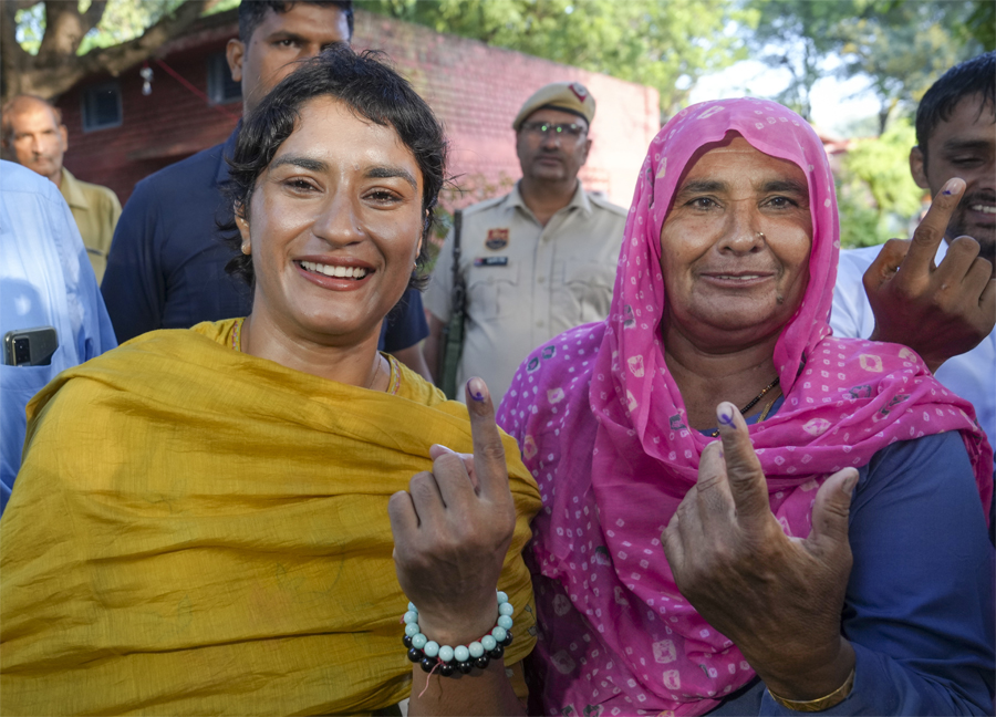 ‘बदलाव के दिन’ अपनी ताकत को पहचानें: विनेश फोगाट ने हरियाणा के मतदाताओं से कहा