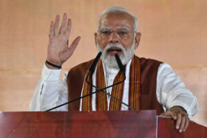 PM Narendra Modi Attends Celebrations At BJP Headquarters After Haryana And Jammu And Kashmir Assembly Elections Results