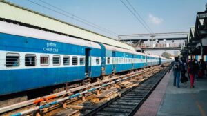 Bengaluru City Junction Railway Station platform in Bangalore, India