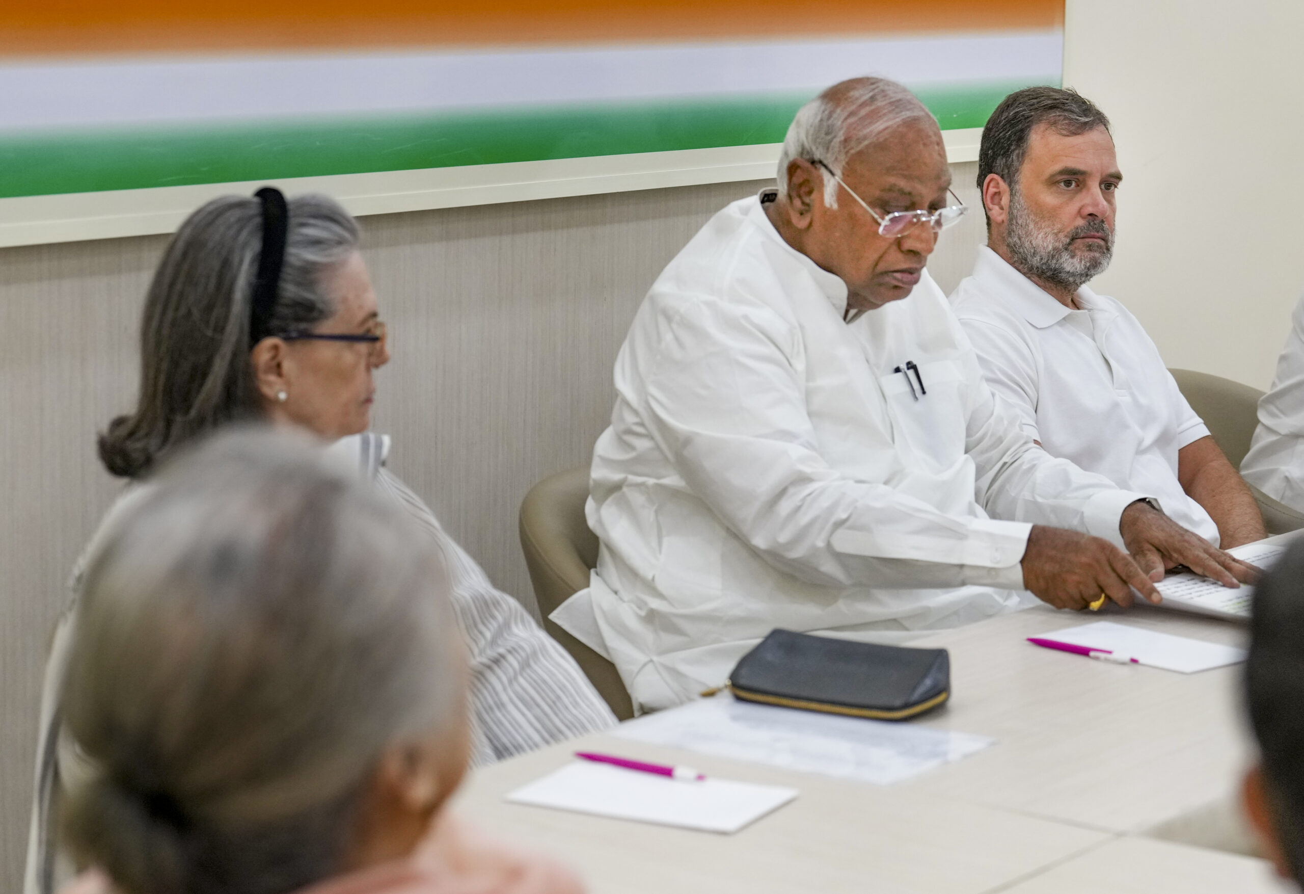 Congress Working Committee meet in Delhi