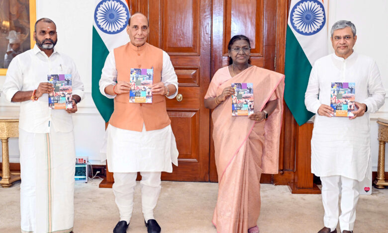 President Murmu Receives First Copies of 'Wings to Our Hopes' Vol. 2
