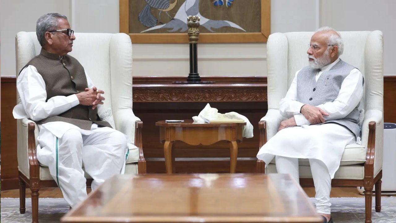 Sikkim-Governor-met-PM-Modi-and-Defense-Minister